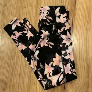 Victoria’s Secret floral yoga pants